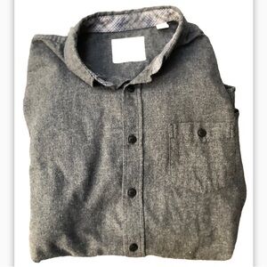 Weatherproof Grey Unisex XL Longsleeve Button Down